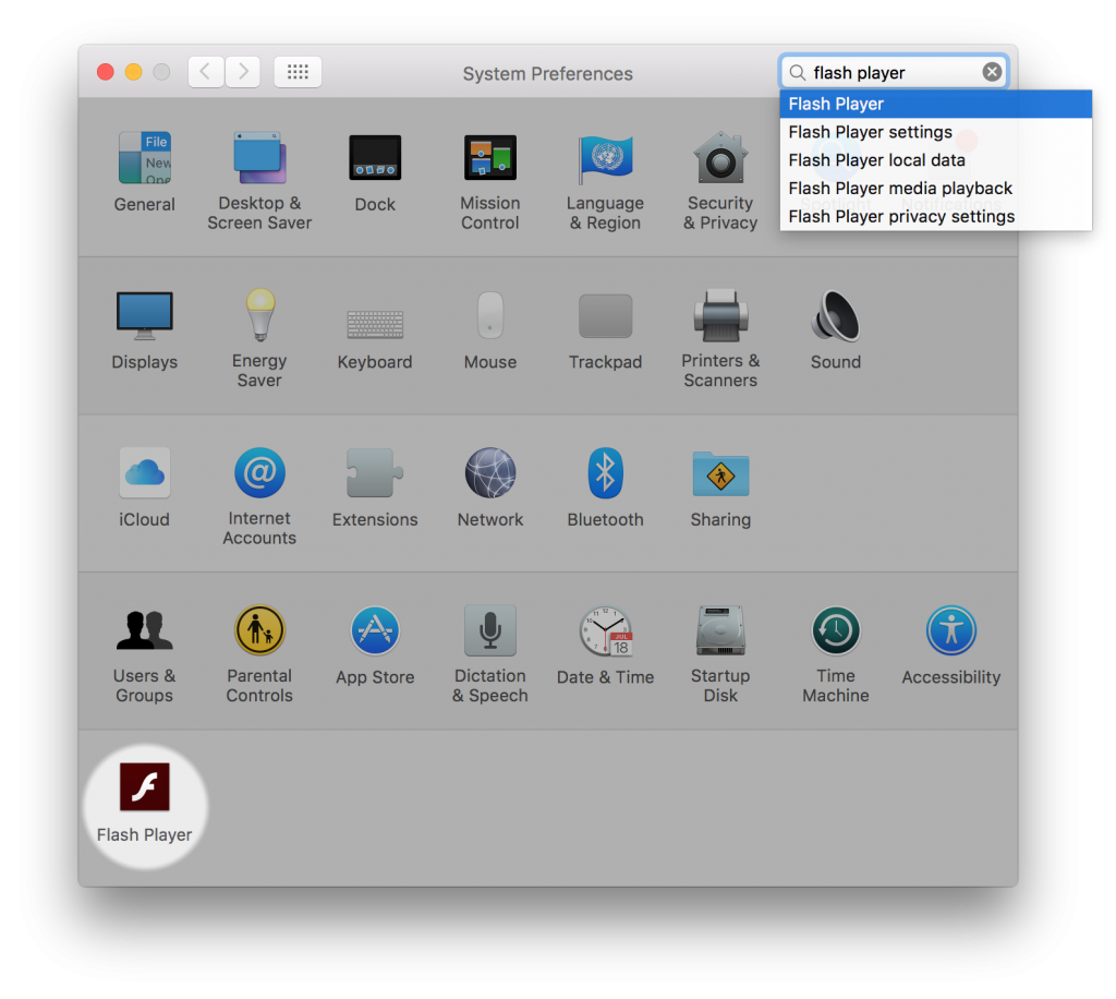 Adobe Flash Player Update Download For Mac