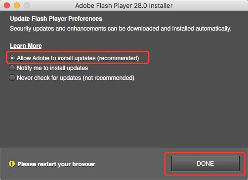 Install Adobe Flash Player Update For Mac